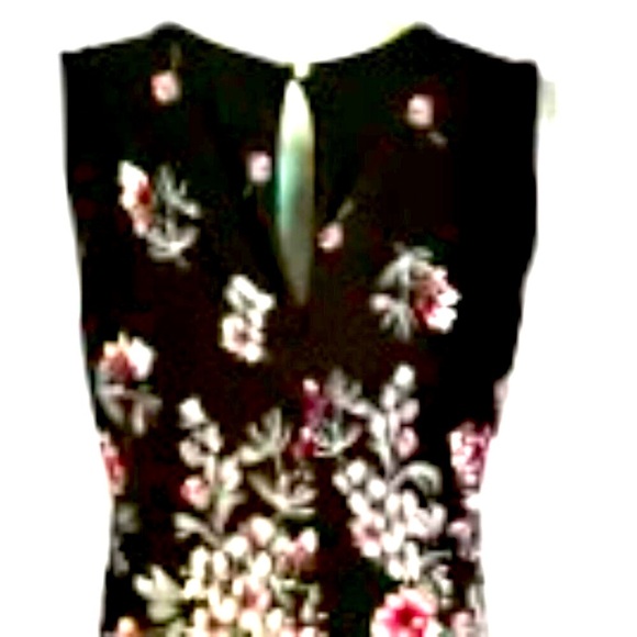 WHBM Sleeveless Floral-Print Sheath Dress - Size Sm - Picture 5 of 7